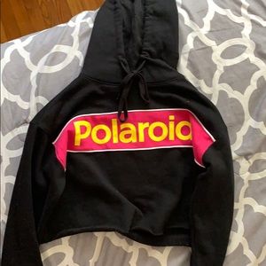 Forever 21 cropped Polaroid sweatshirt